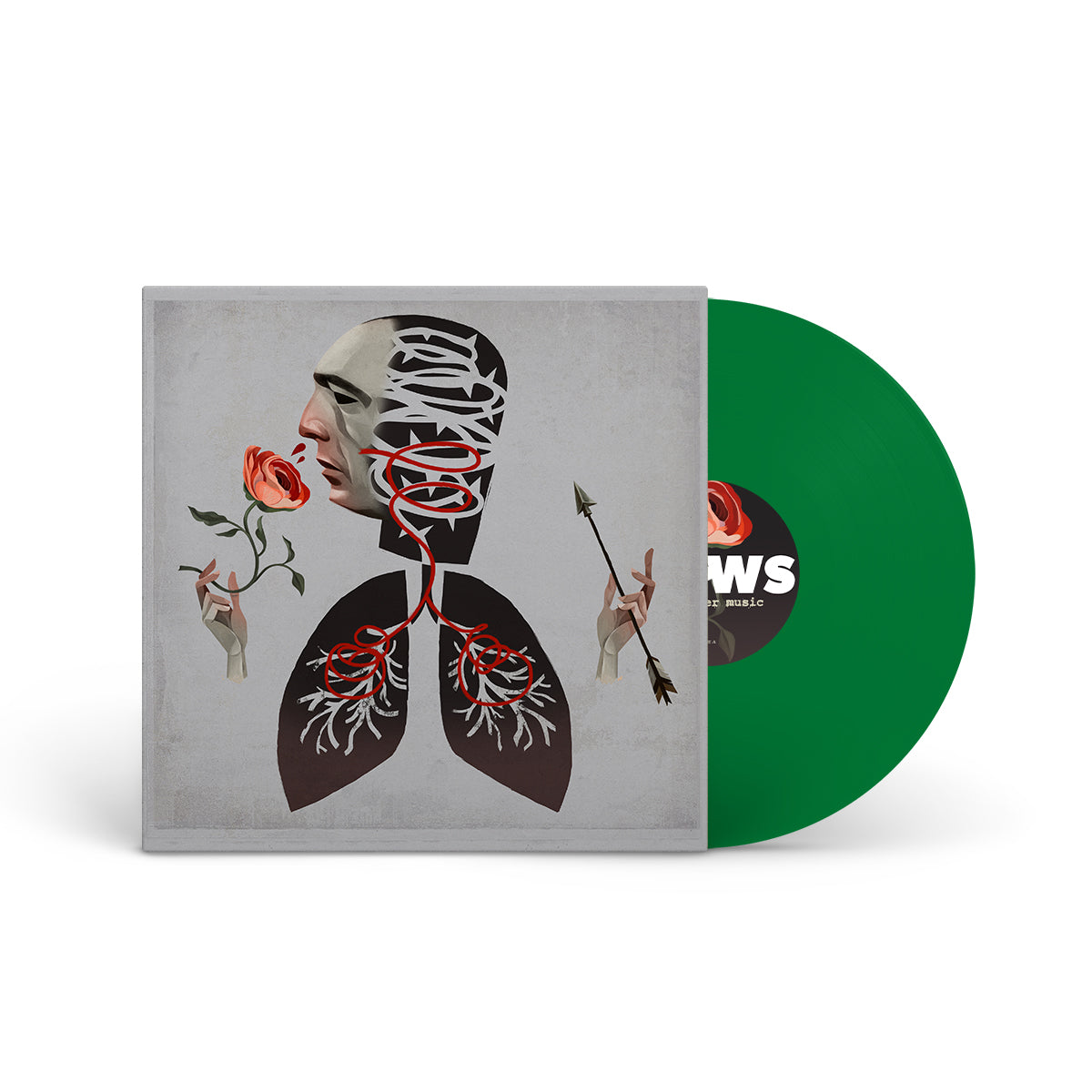 HOT WATER MUSIC &quot;Vows&quot; LP LEAF GREEN