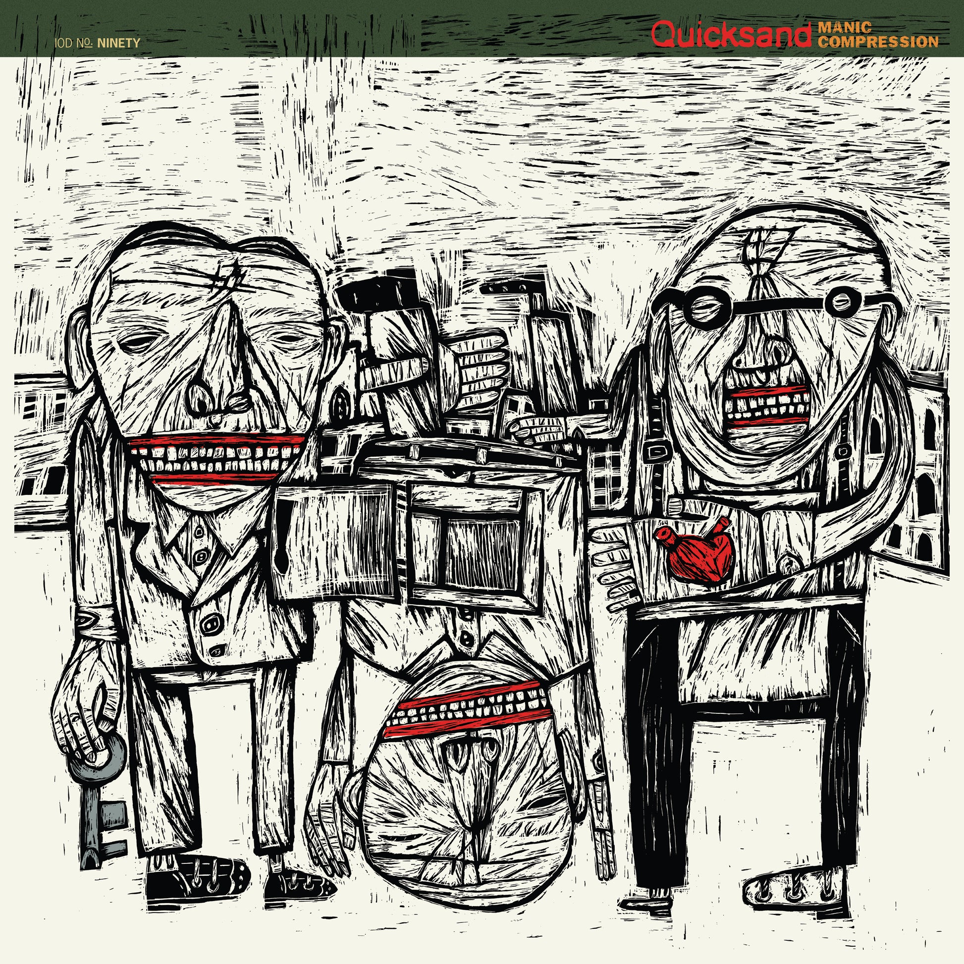 QUICKSAND &quot;Manic Compression - Deluxe&quot; Book + LP