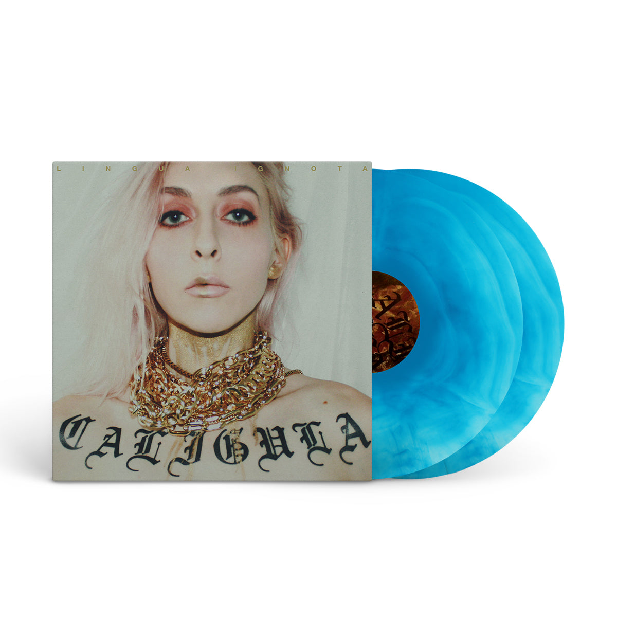 LINGUA IGNOTA &quot;Caligula&quot; 2xLP BLUE SWIRL (EVIL GREED EXCLUSIVE)