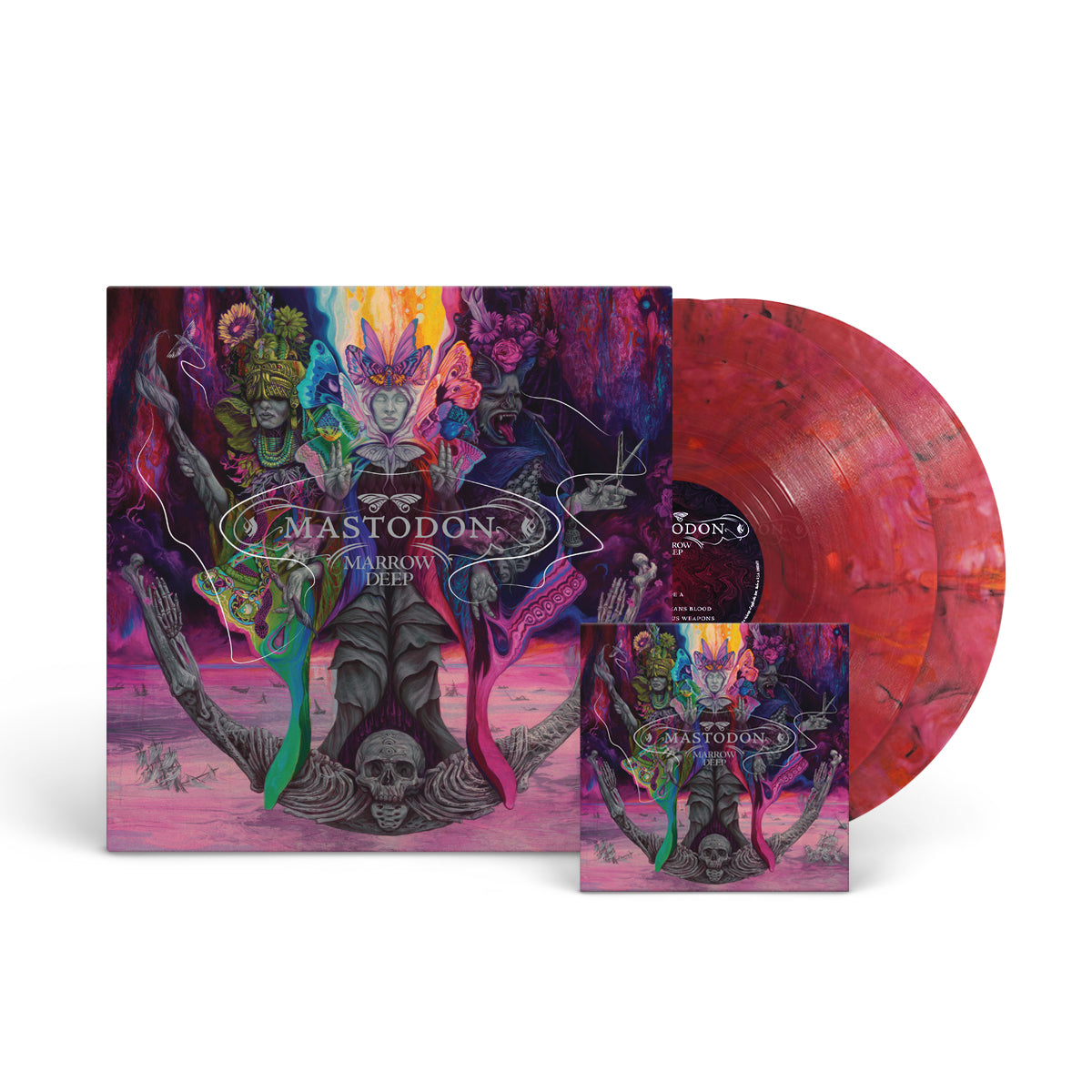 MASTODON "Marrow Deep" 2xLP + Signed Card Bundle