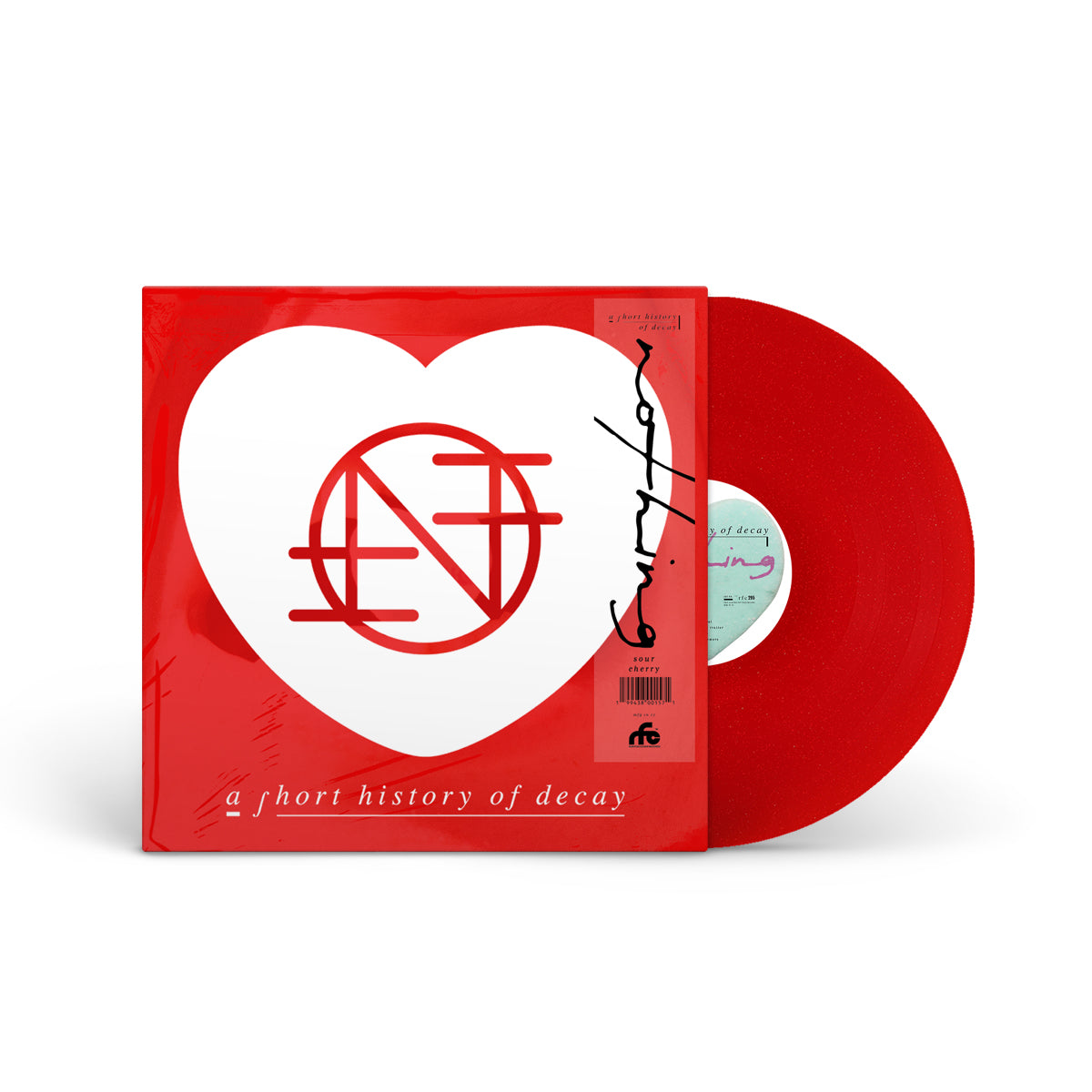 NOTHING &quot;A Short History Of Decay&quot; LP SOUR CHERRY GLITTER (EG EXCLUSIVE)