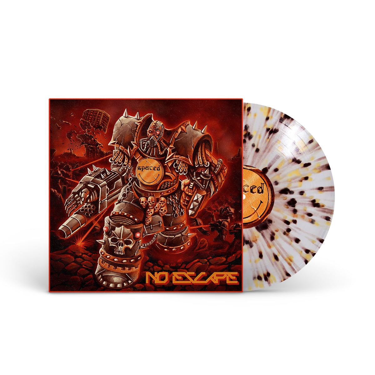 SPACED &quot;No Escape&quot; 12&quot; CLEAR W BROWN &amp; YELLOW SPLATTER (EG EXCLUSIVE)