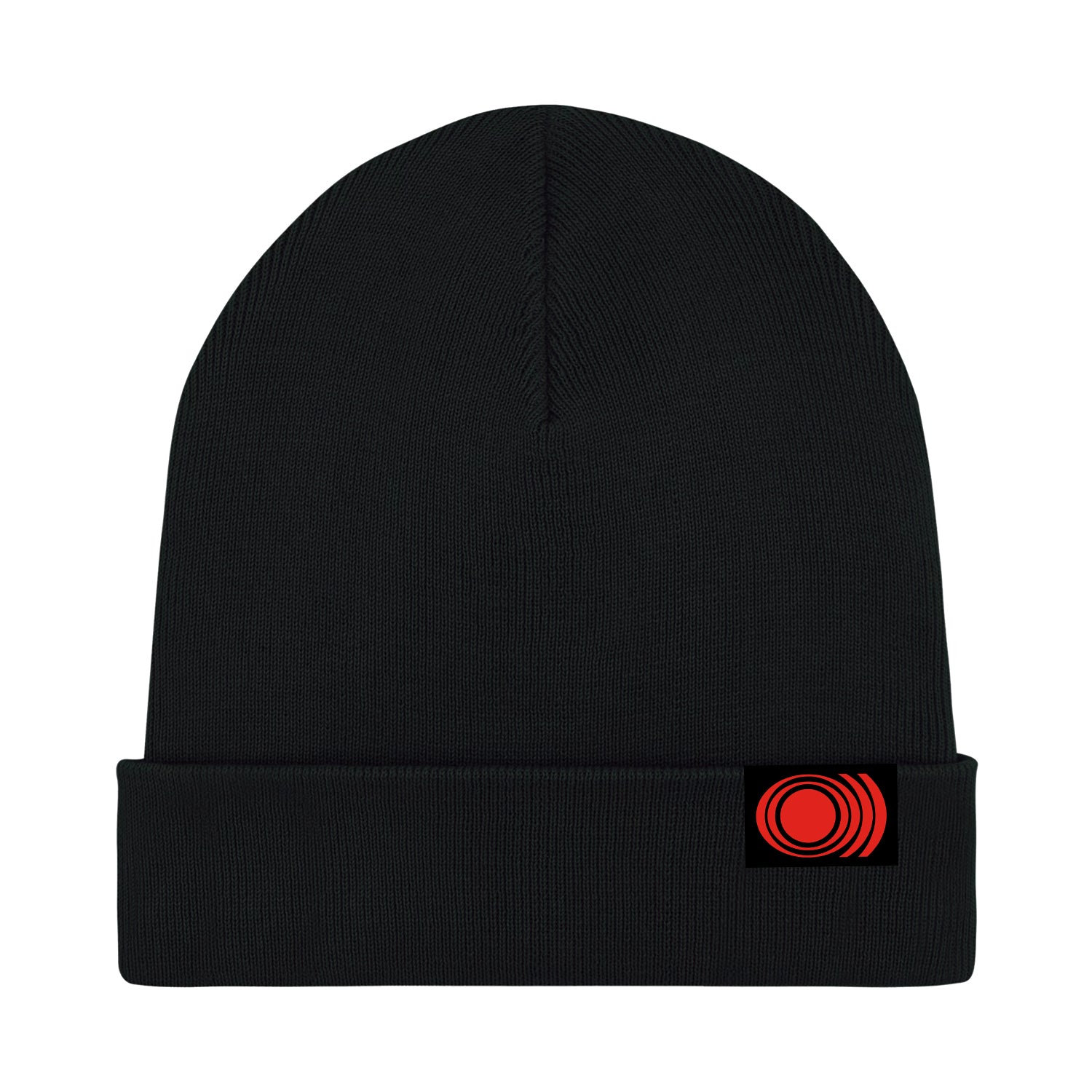 SUNN O))) &quot;O))) - Woven Label&quot; Beanie RED LOGO