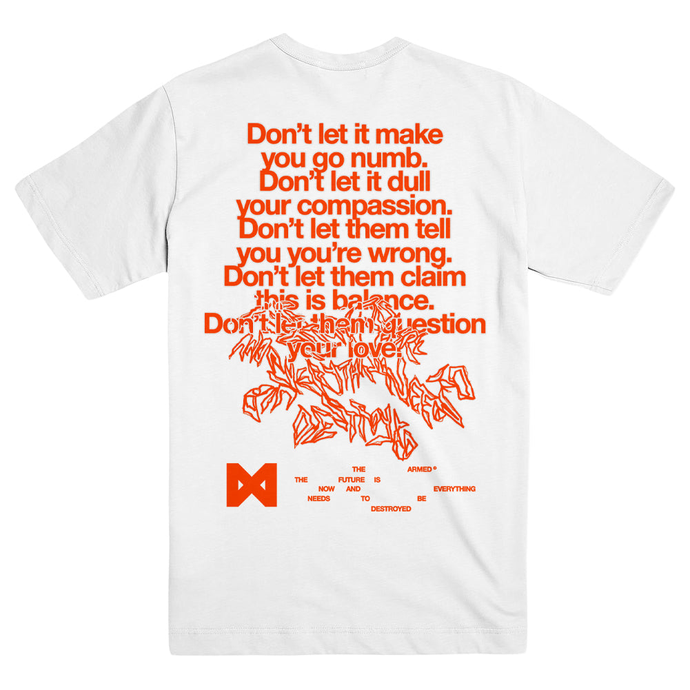 THE ARMED &quot;The Future Is Here - White&quot; T-Shirt