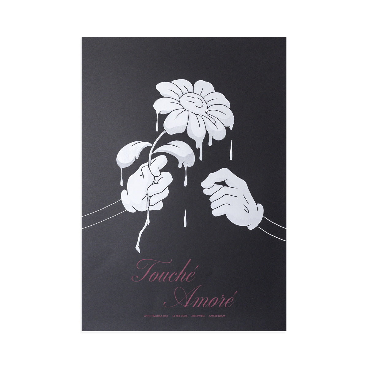 TOUCHE AMORE "Amsterdam 2025" Screenprinted Poster