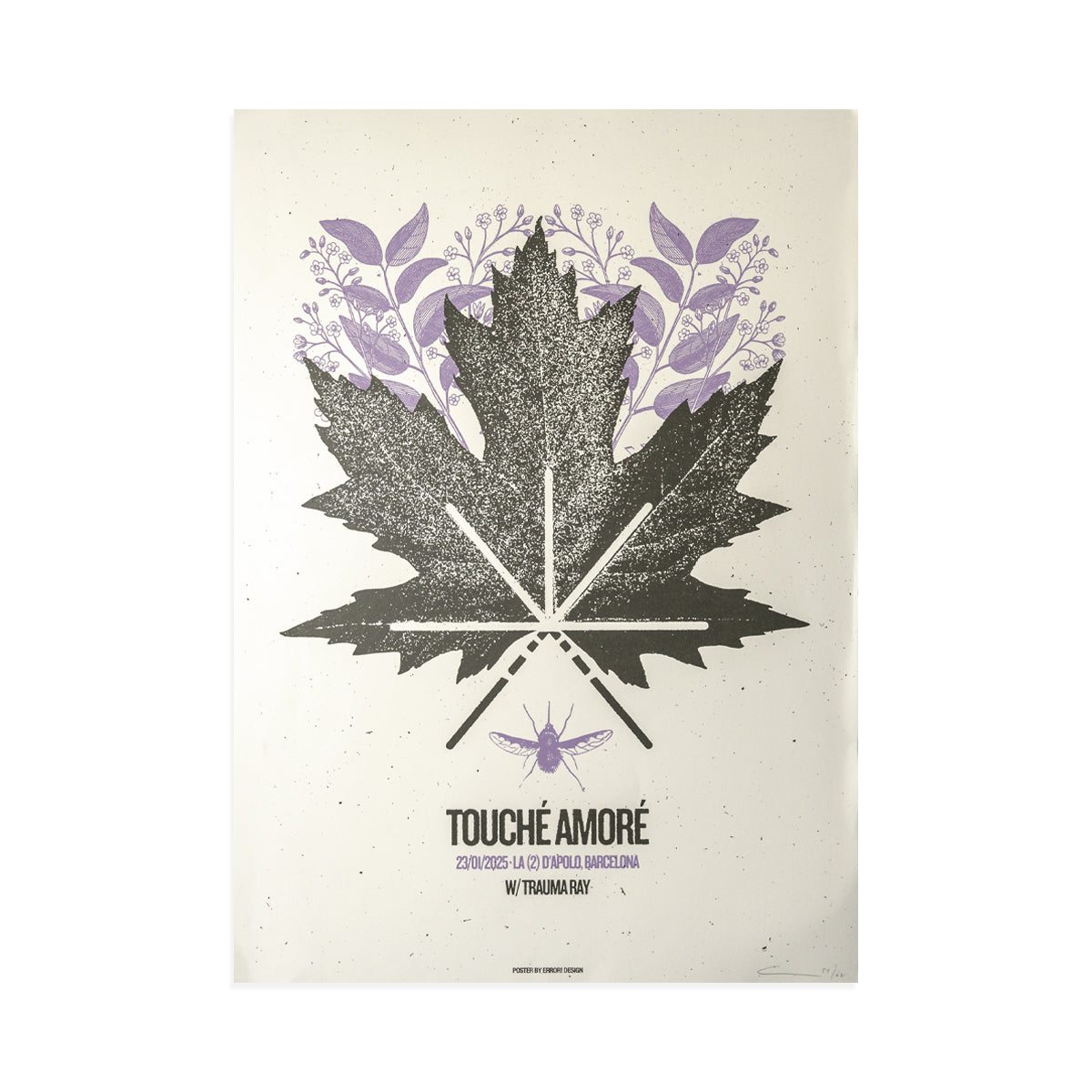 TOUCHE AMORE "Barcelona 2025" Screenprinted Poster