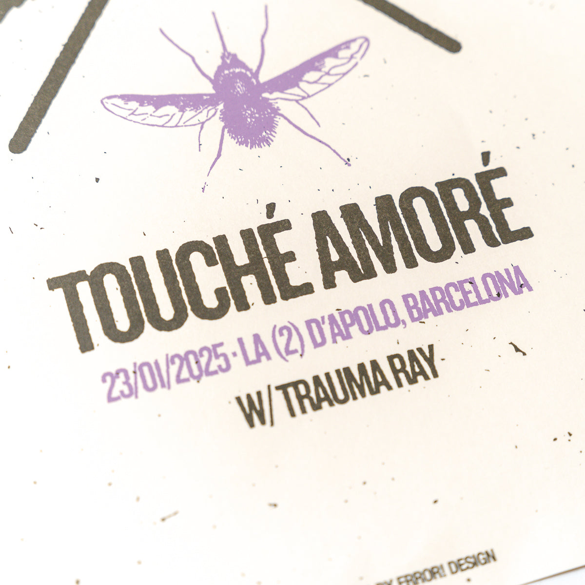 TOUCHE AMORE "Barcelona 2025" Screenprinted Poster