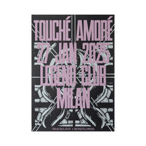 TOUCHE AMORE "Milan 2025" Screenprinted Poster