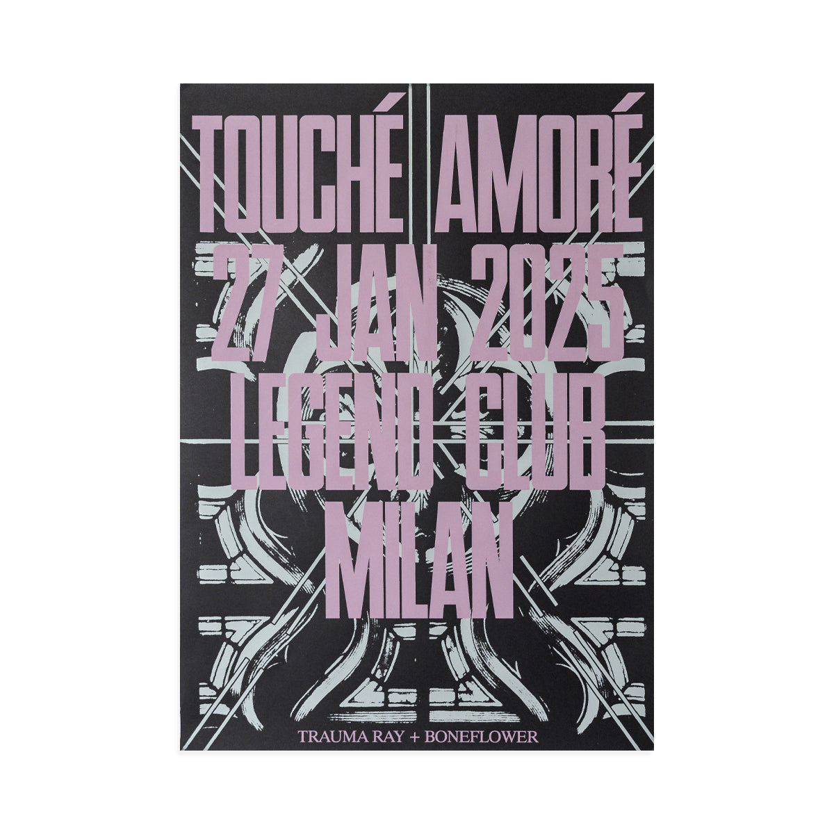 TOUCHE AMORE "Milan 2025" Screenprinted Poster