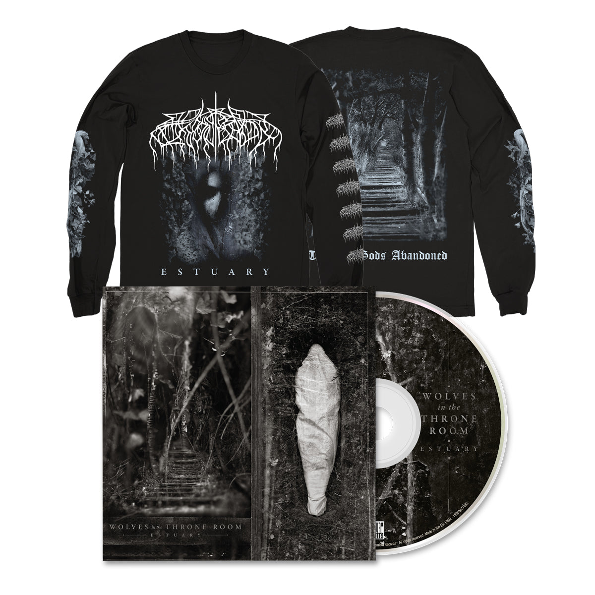 WOLVES IN THE THRONE ROOM "Estuary" CD + Longsleeve Bundle