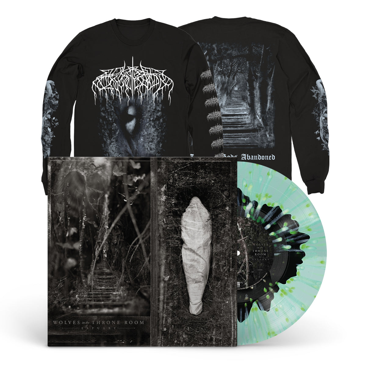 WOLVES IN THE THRONE ROOM "Estuary" LP + Longsleeve Bundle