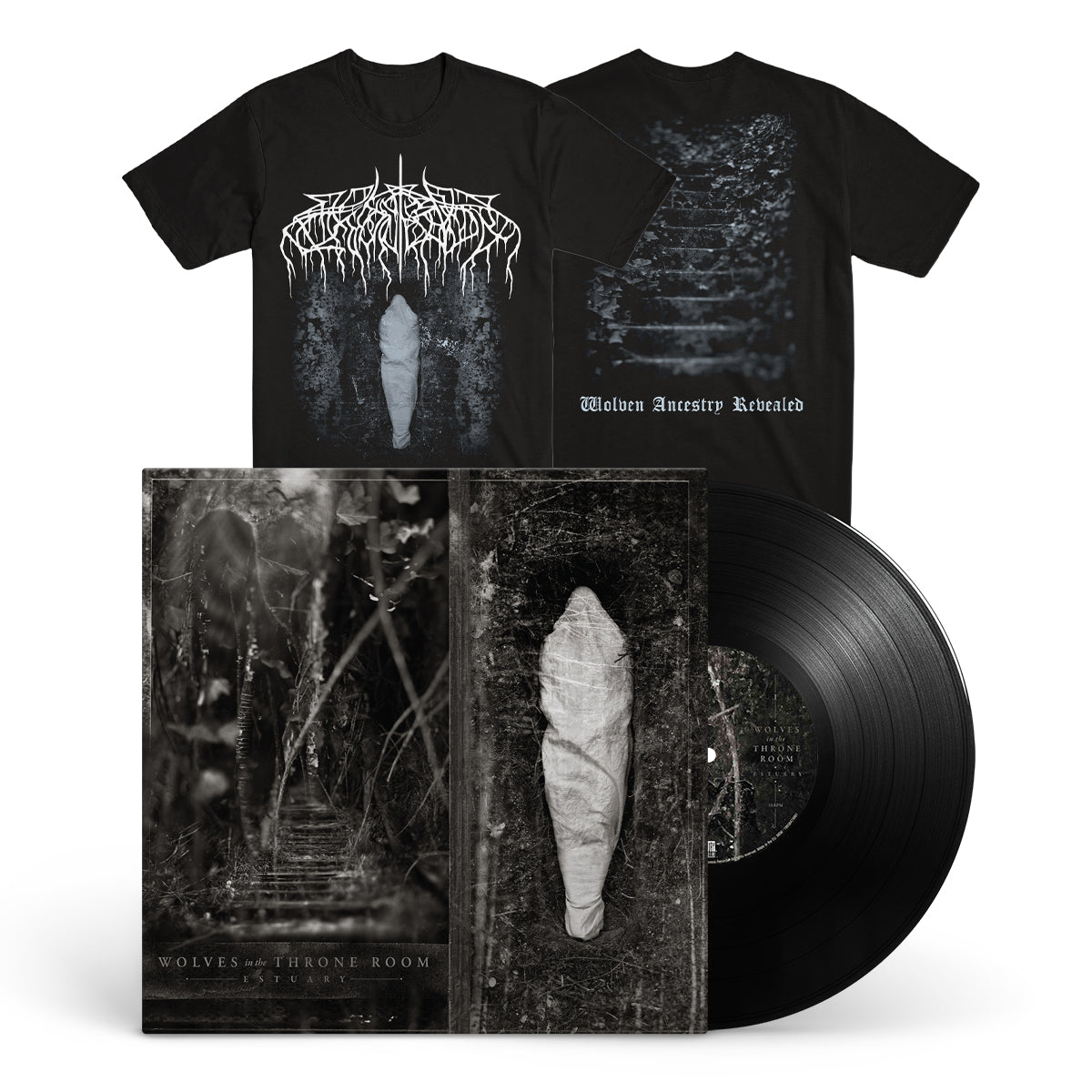 WOLVES IN THE THRONE ROOM "Estuary" LP + T-Shirt Bundle
