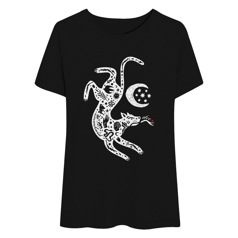 WOVENHAND &quot;Alchemist - Black&quot; Girl T-Shirt