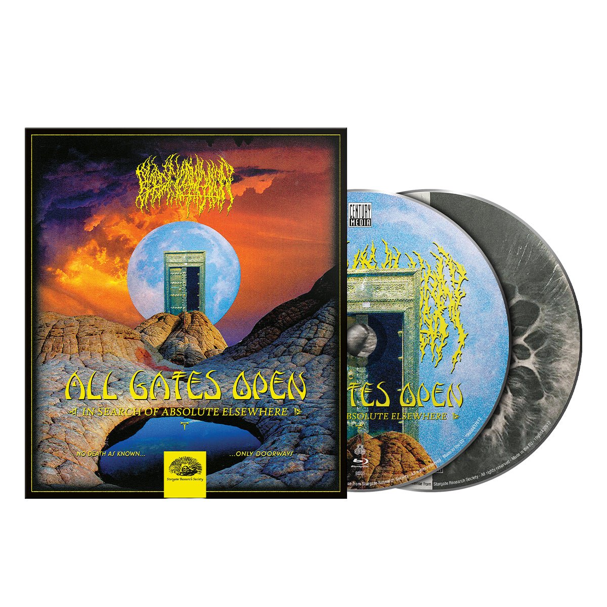 BLOOD INCANTATION "All Gates Open" CD + Blu - Ray + T-Shirt - Evil Greed