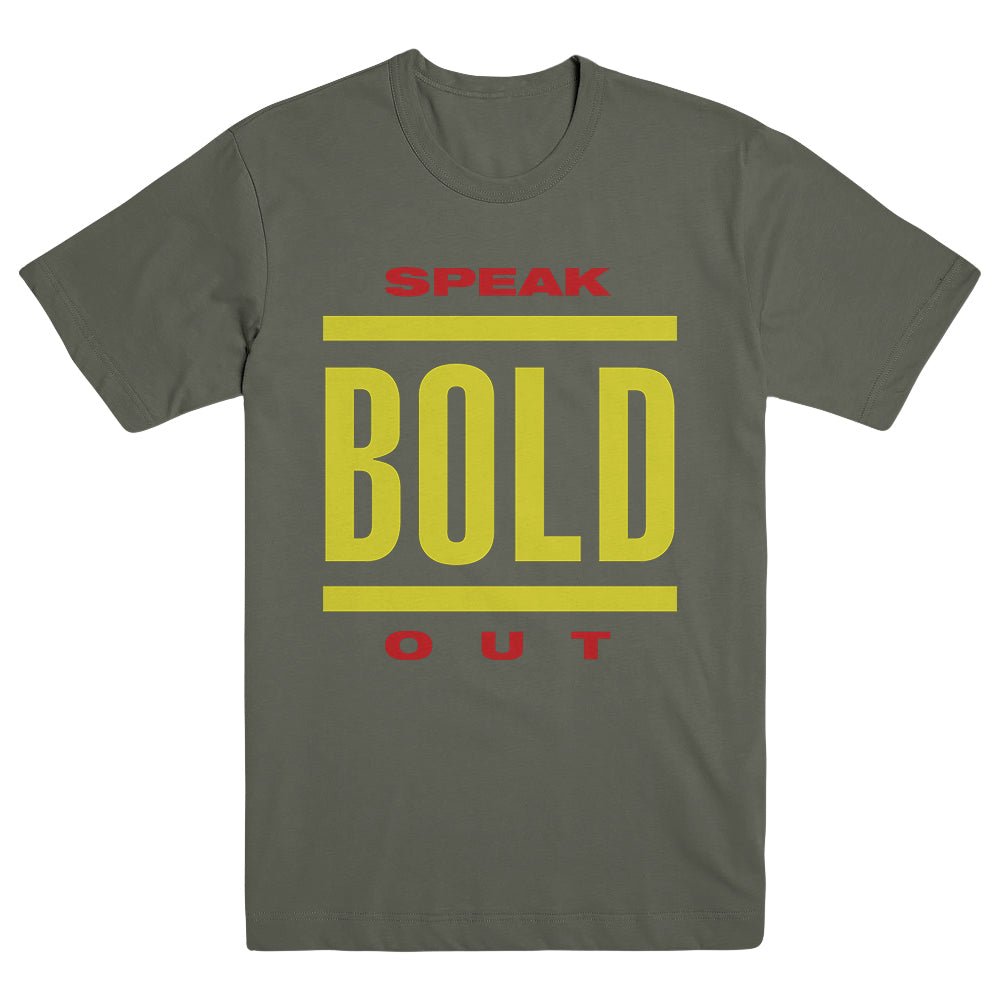 BOLD "Speak Out" T-Shirt - Evil Greed
