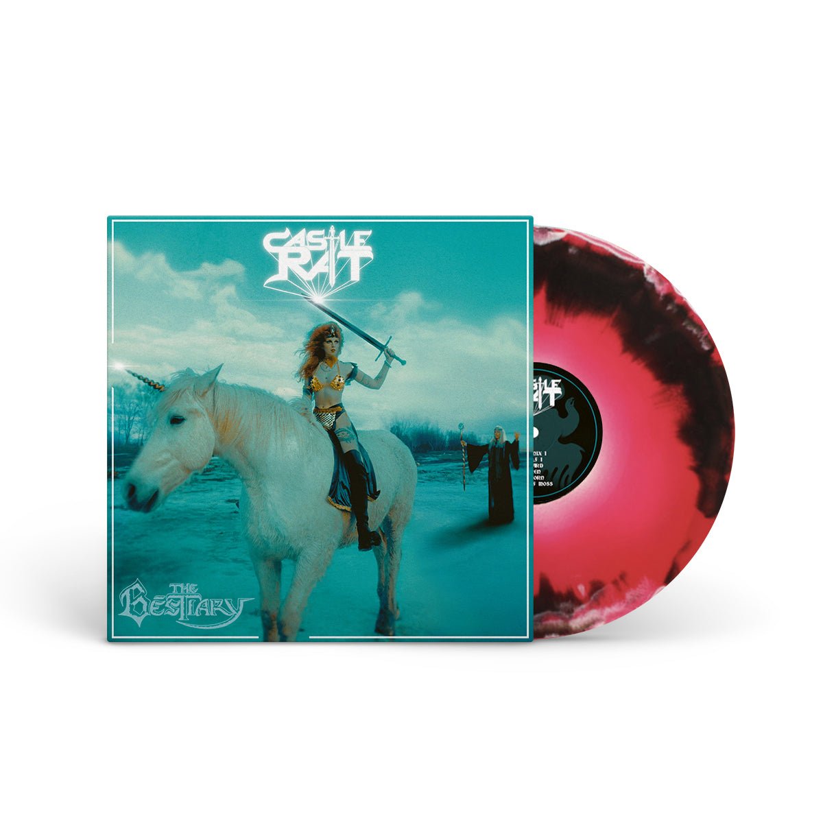 CASTLE RAT "The Bestiary" LP RED BLACK WHITE MERGE