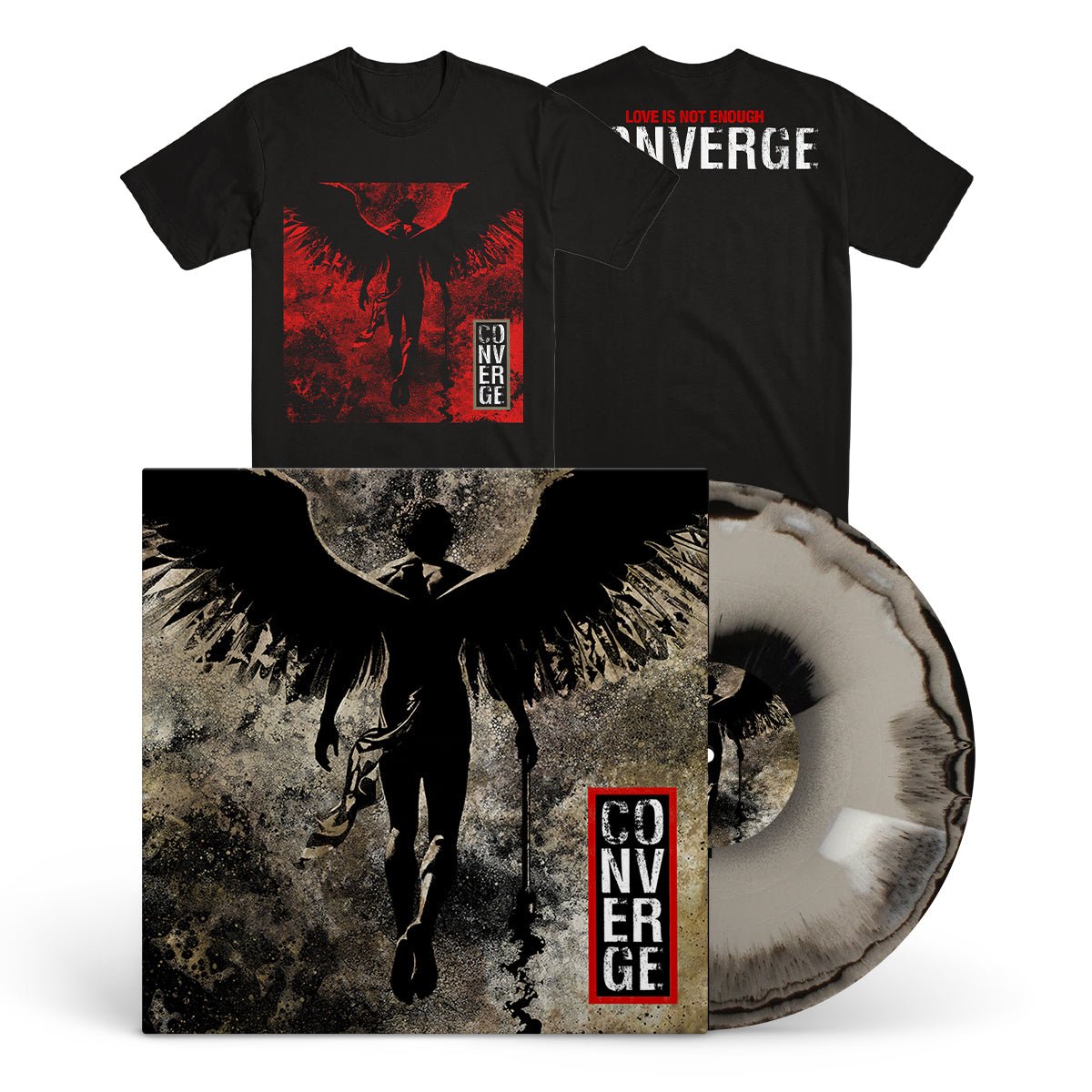CONVERGE "Love Is Not Enough" LP + T-Shirt Bundle FALLEN ANGEL