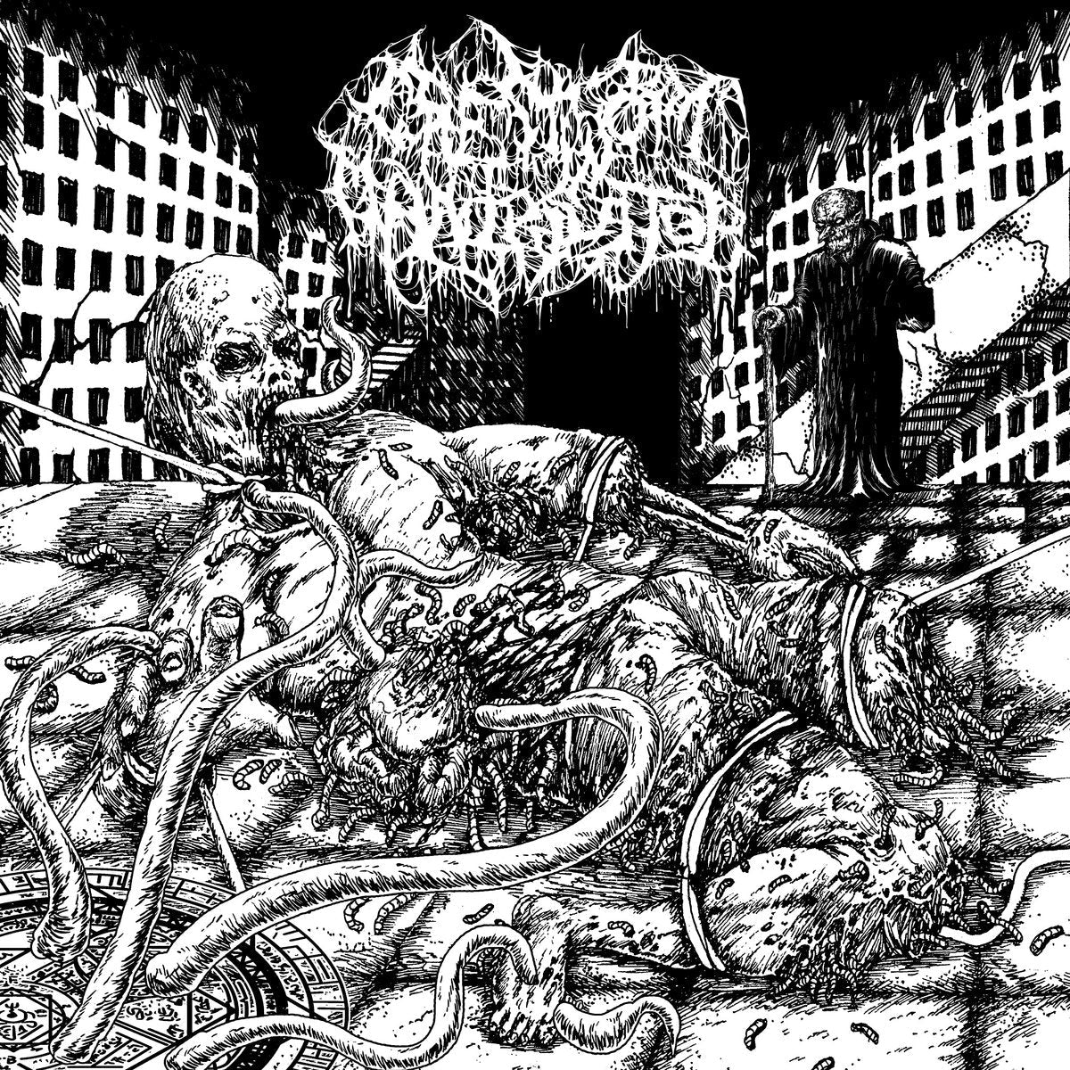 CRESTWORM MANIPULATOR "Thaumaturgical Fortress Of Cruelty" Tape - Evil Greed