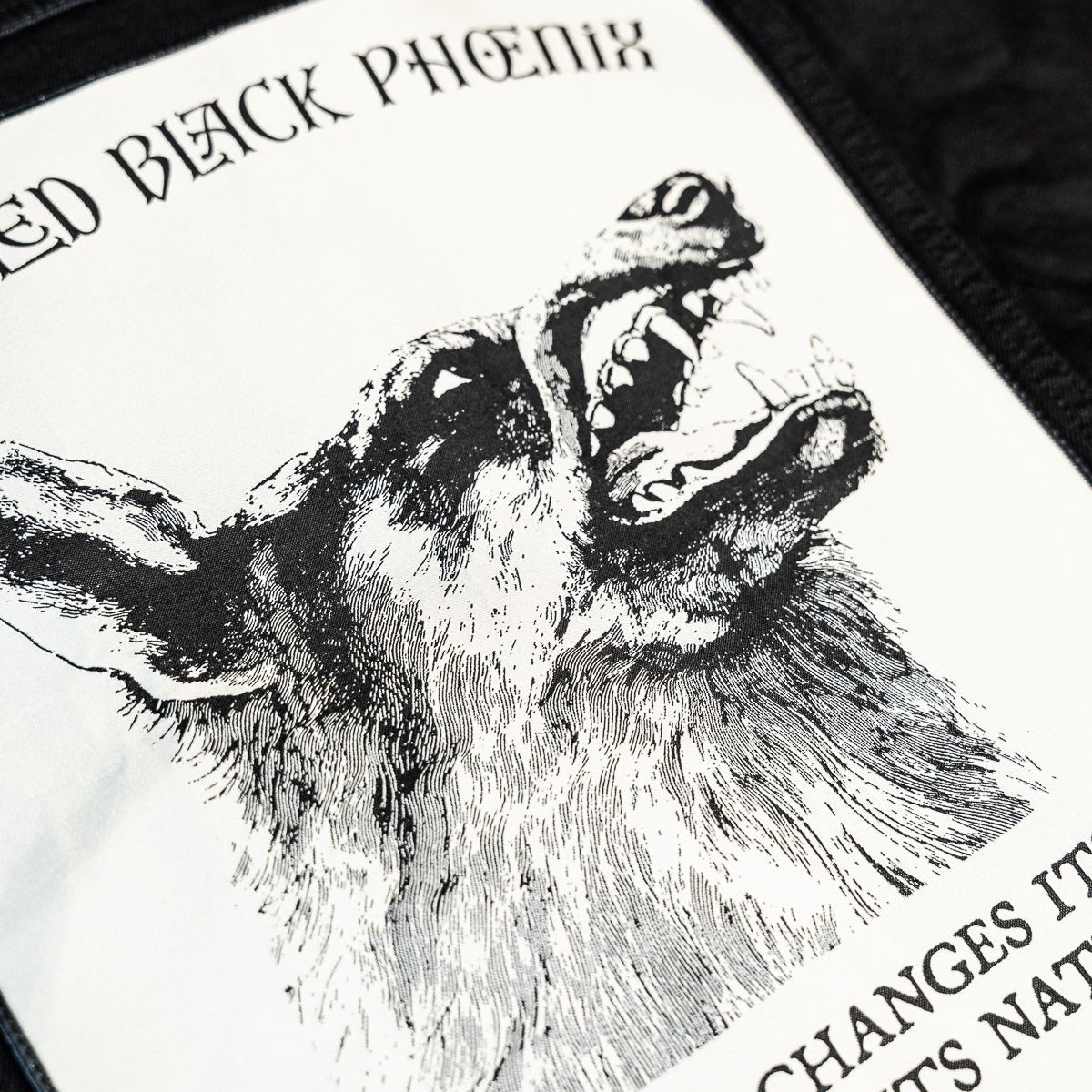 CRIPPLED BLACK PHOENIX "I, Vigilante" Denim Jacket - Evil Greed