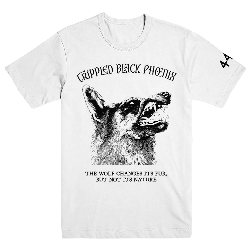CRIPPLED BLACK PHOENIX "I, Vigilante - White" T-Shirt - Evil Greed