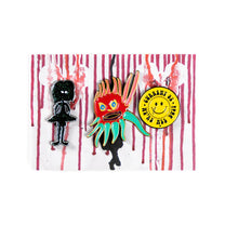 CURRENT 93 "Hallucinate Spins: Channel 1" Enamel Pin Set + Free Button Bundle - Evil Greed
