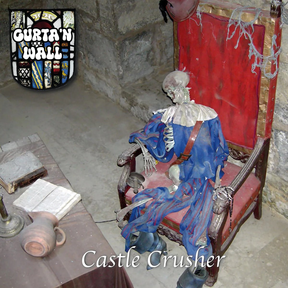 CURTA'N WALL "Castle Crusher" LP - Evil Greed