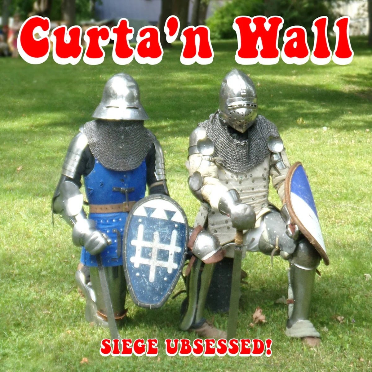 CURTA'N WALL "Siege Ubsessed" LP - Evil Greed