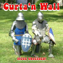 CURTA'N WALL "Siege Ubsessed" Picture Disc - Evil Greed