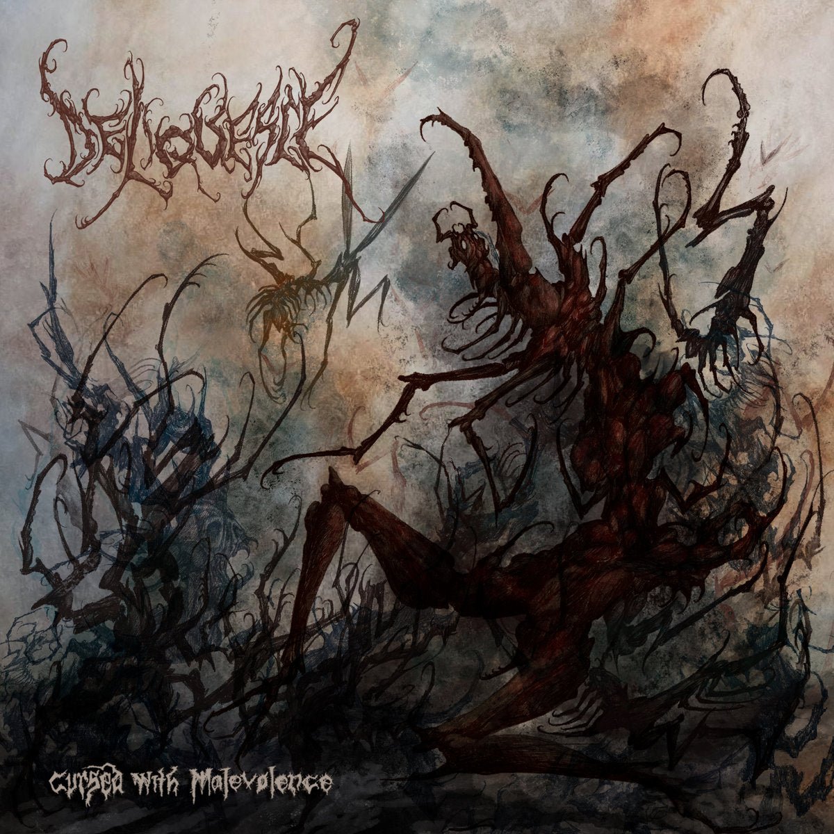 DELIQUESCE "Cursed With Malevolence" LP - Evil Greed
