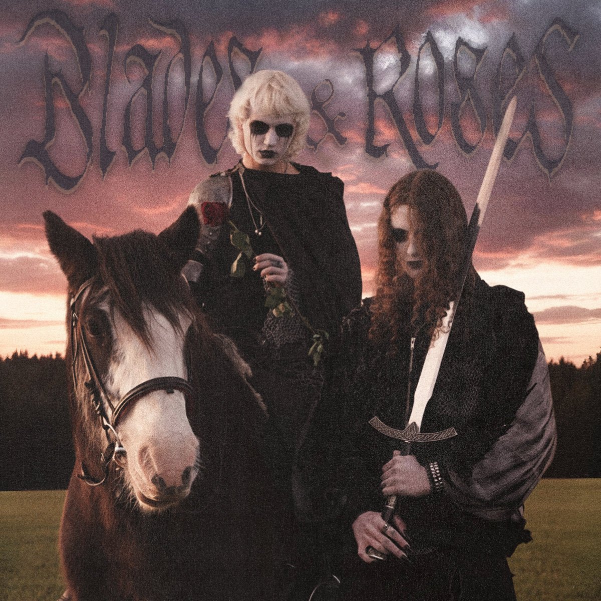 DRAUGVEIL &amp; SELVNATT "Blades &amp; Roses" LP - Evil Greed