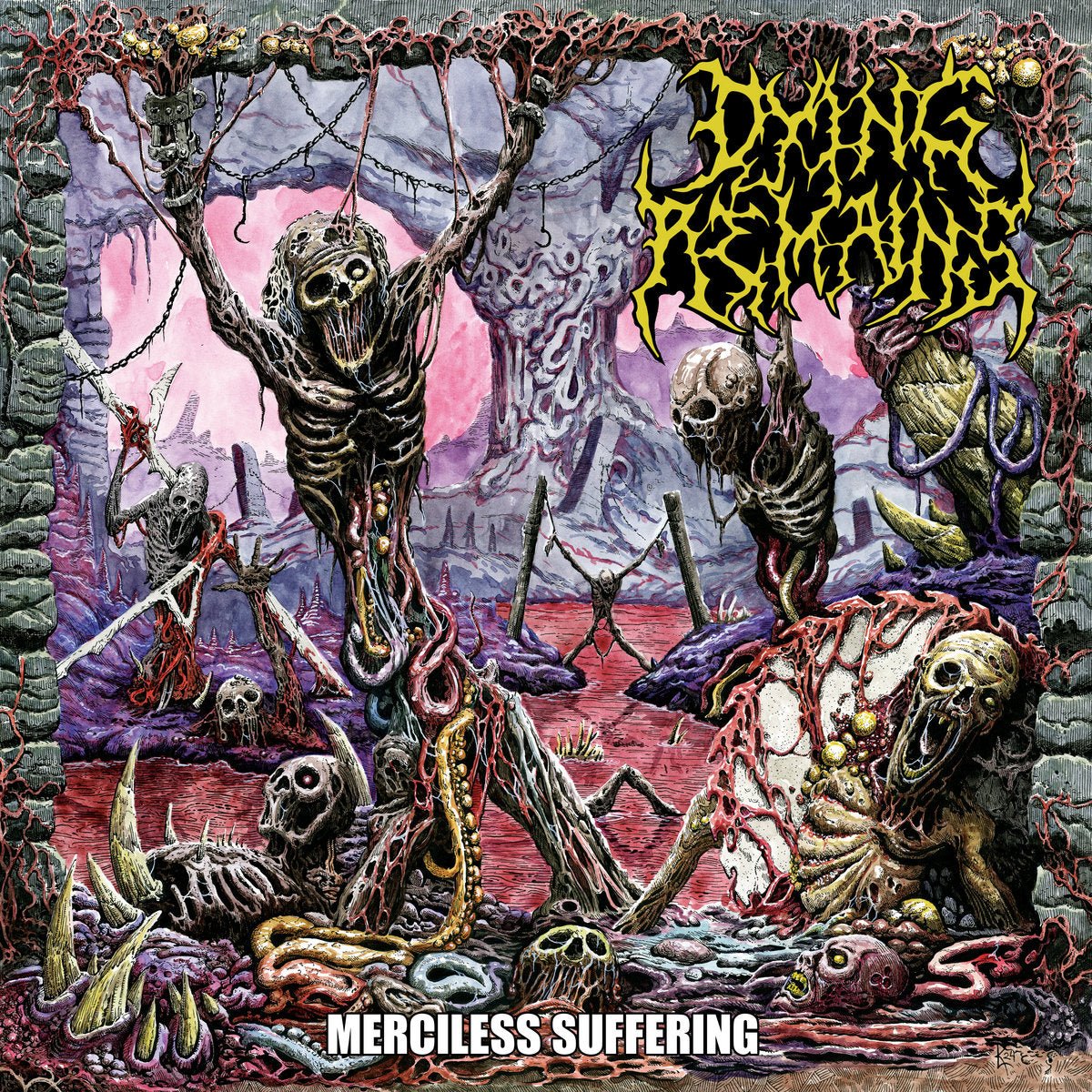 DYING REMAINS "Merciless Suffering" LP - Evil Greed