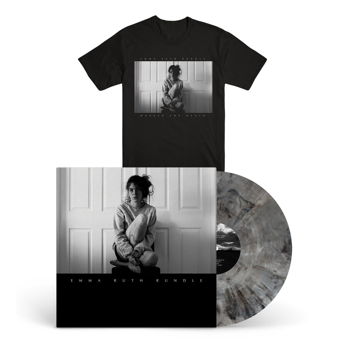 EMMA RUTH RUNDLE "Marked For Death" LP + T-Shirt Bundle - Evil Greed