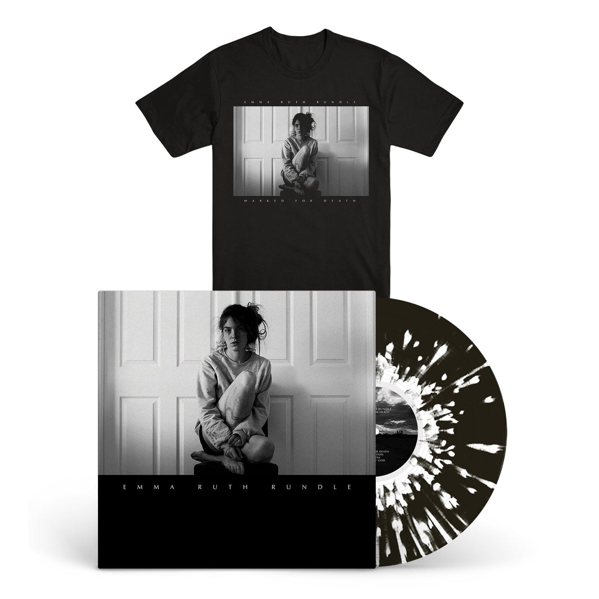 EMMA RUTH RUNDLE "Marked For Death" LP + T-Shirt Bundle - Evil Greed