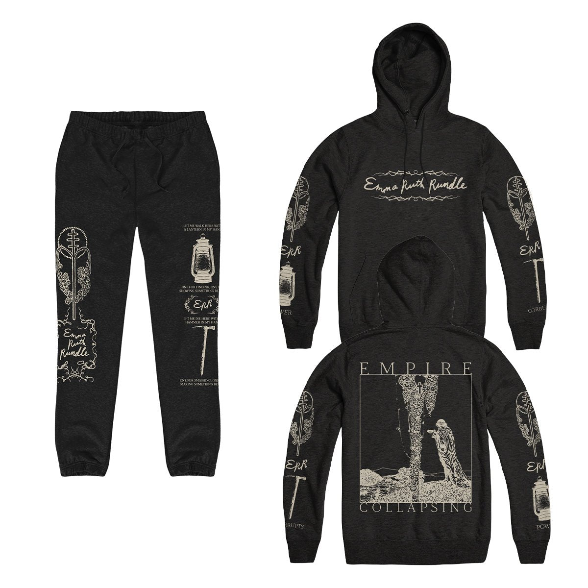 EMMA RUTH RUNDLE "Powerless" Sweatsuit - Evil Greed