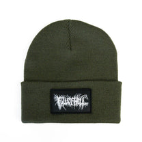 FULL OF HELL "Logo Patch - Green" Beanie