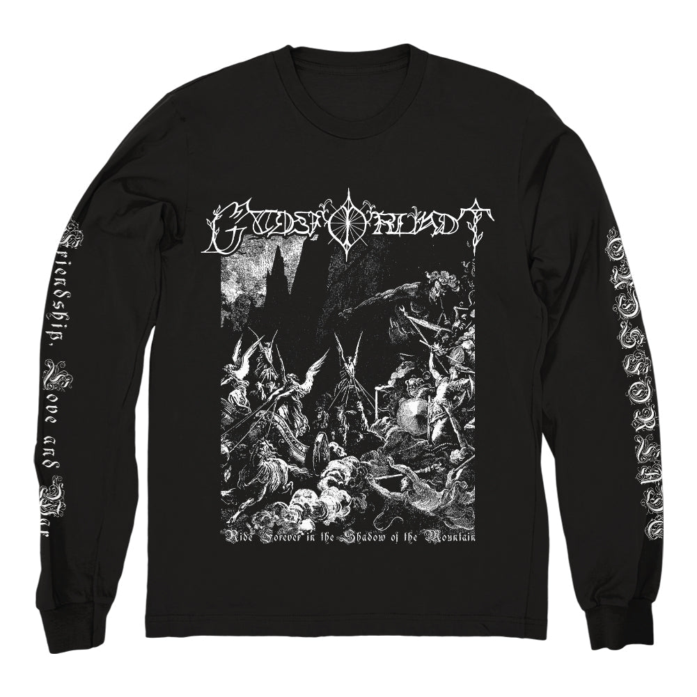 GUDSFORLADT "Ride Forever In The Shadow Of The Mountain" Longsleeve - Evil Greed