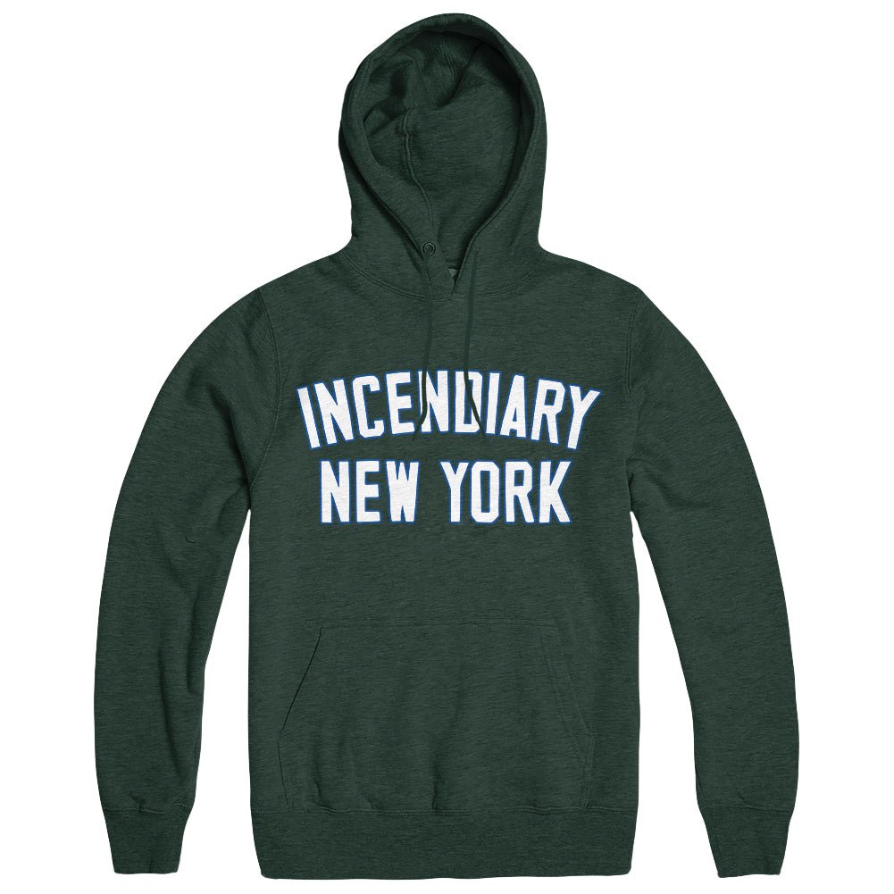 INCENDIARY "New York - Green" Hoodie - Evil Greed