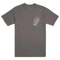 INCENDIARY "Product Of New York - Grey" T-Shirt - Evil Greed