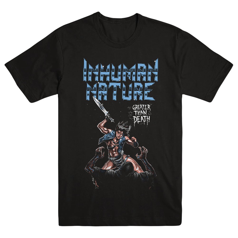 INHUMAN NATURE "Greater Than Death - Album" T-Shirt - Evil Greed