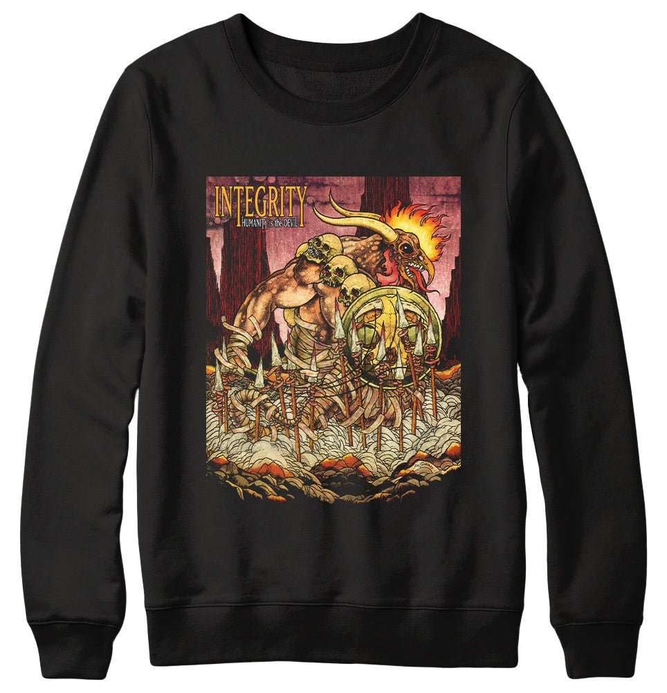INTEGRITY "Humanity Is The Devil - Cover" Crewneck - Evil Greed
