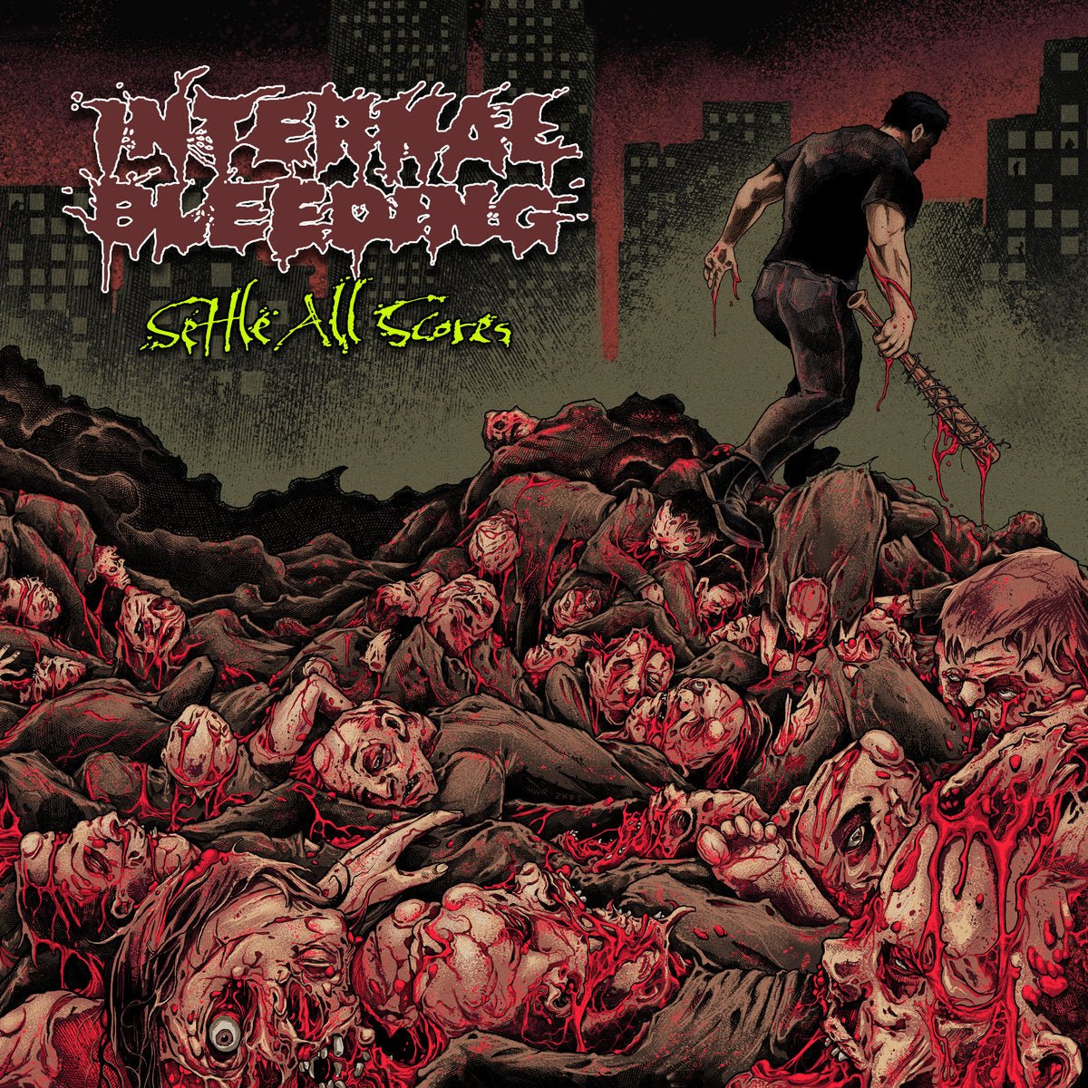 INTERNAL BLEEDING "Settle All Scores" LP - Evil Greed