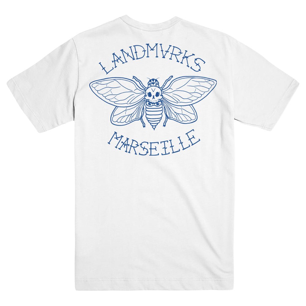 landmvrks gear LANDMVRKS "Cicada - Embroidered - Faded Bone" T-Shirt