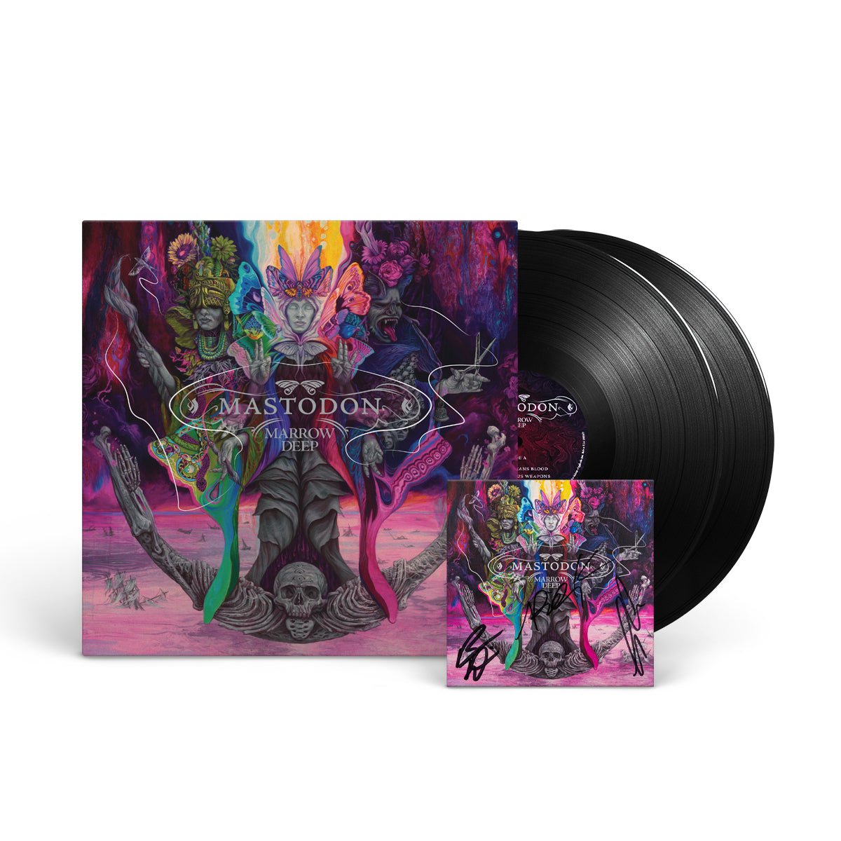 MASTODON "Marrow Deep" 2xLP + Signed Card Bundle - Evil Greed