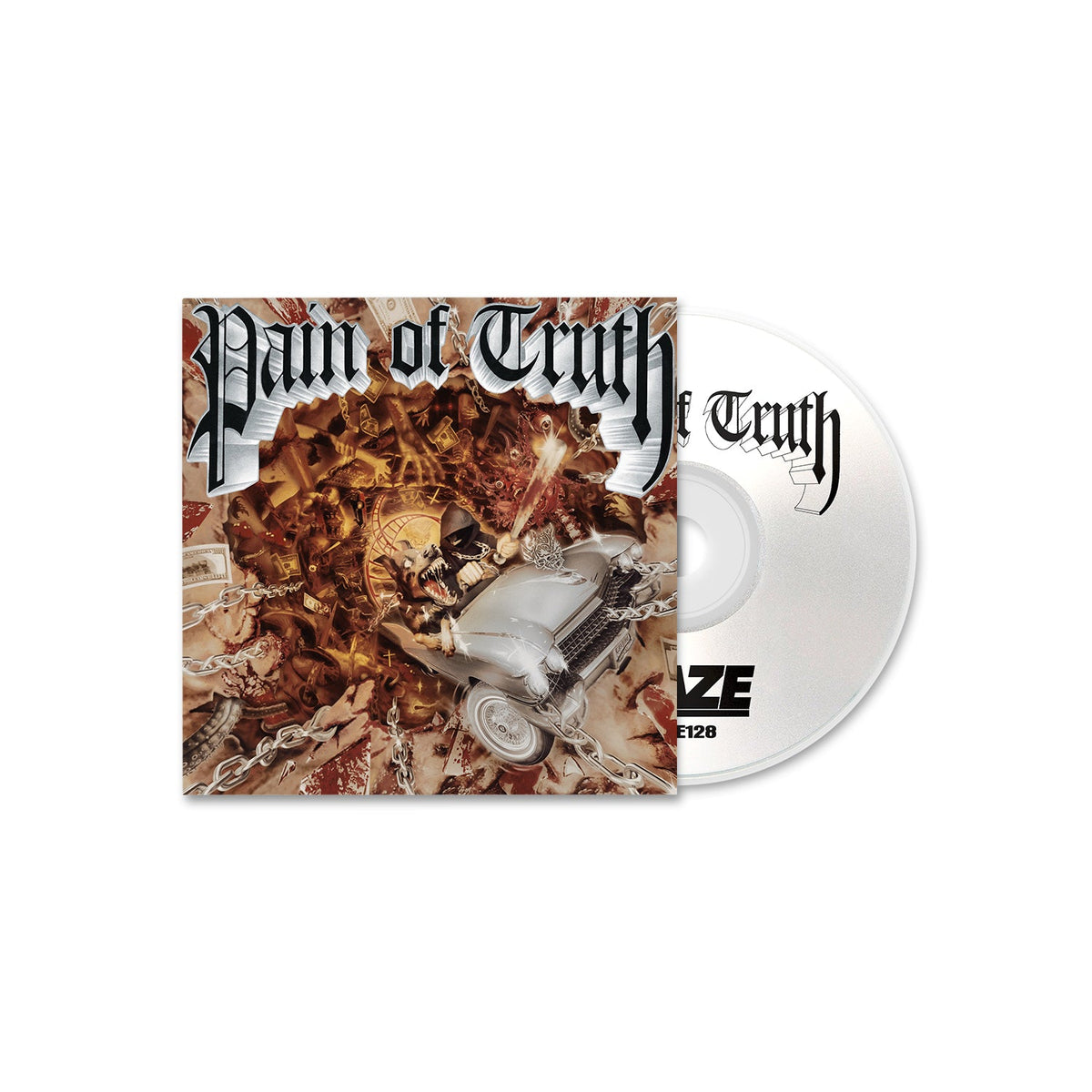 PAIN OF TRUTH "Pain Of Truth" CD + T-Shirt Bundle - Evil Greed