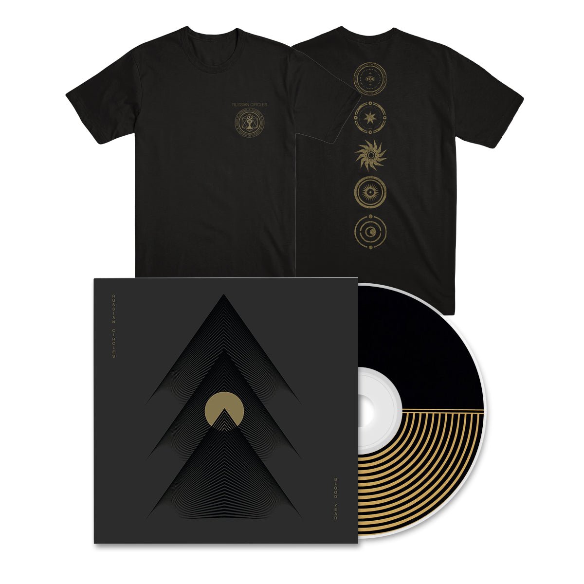 RUSSIAN CIRCLES "Blood Year" CD + T-Shirt Bundle - Evil Greed