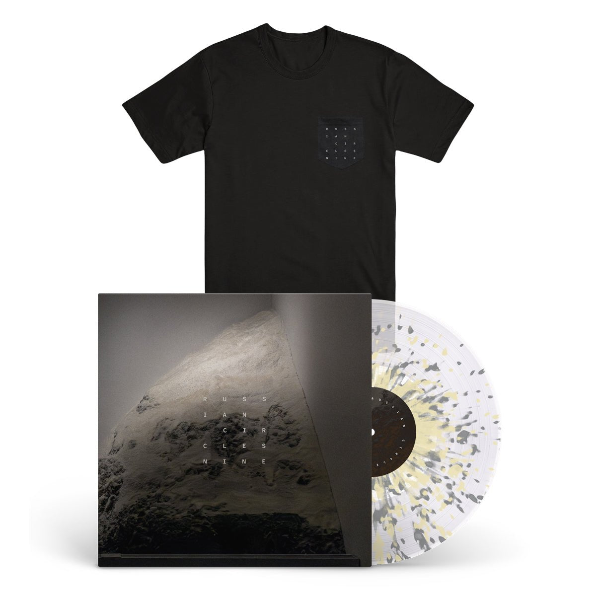 RUSSIAN CIRCLES "Nine - Album Logo" LP + T-Shirt Bundle - Evil Greed