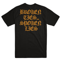 SHATTERED REALM "Broken Ties... Spoken Lies" T-Shirt - Evil Greed