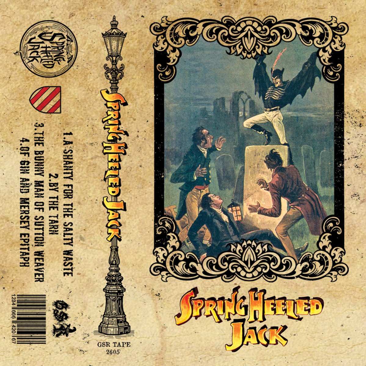 SPRING HEELED JACK "S/t" Tape - Evil Greed