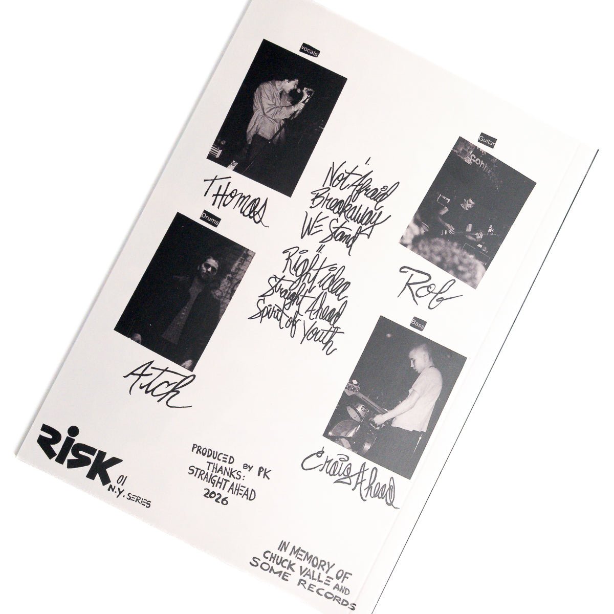 STRAIGHT AHEAD "A Tribute Fanzine" Book - Evil Greed