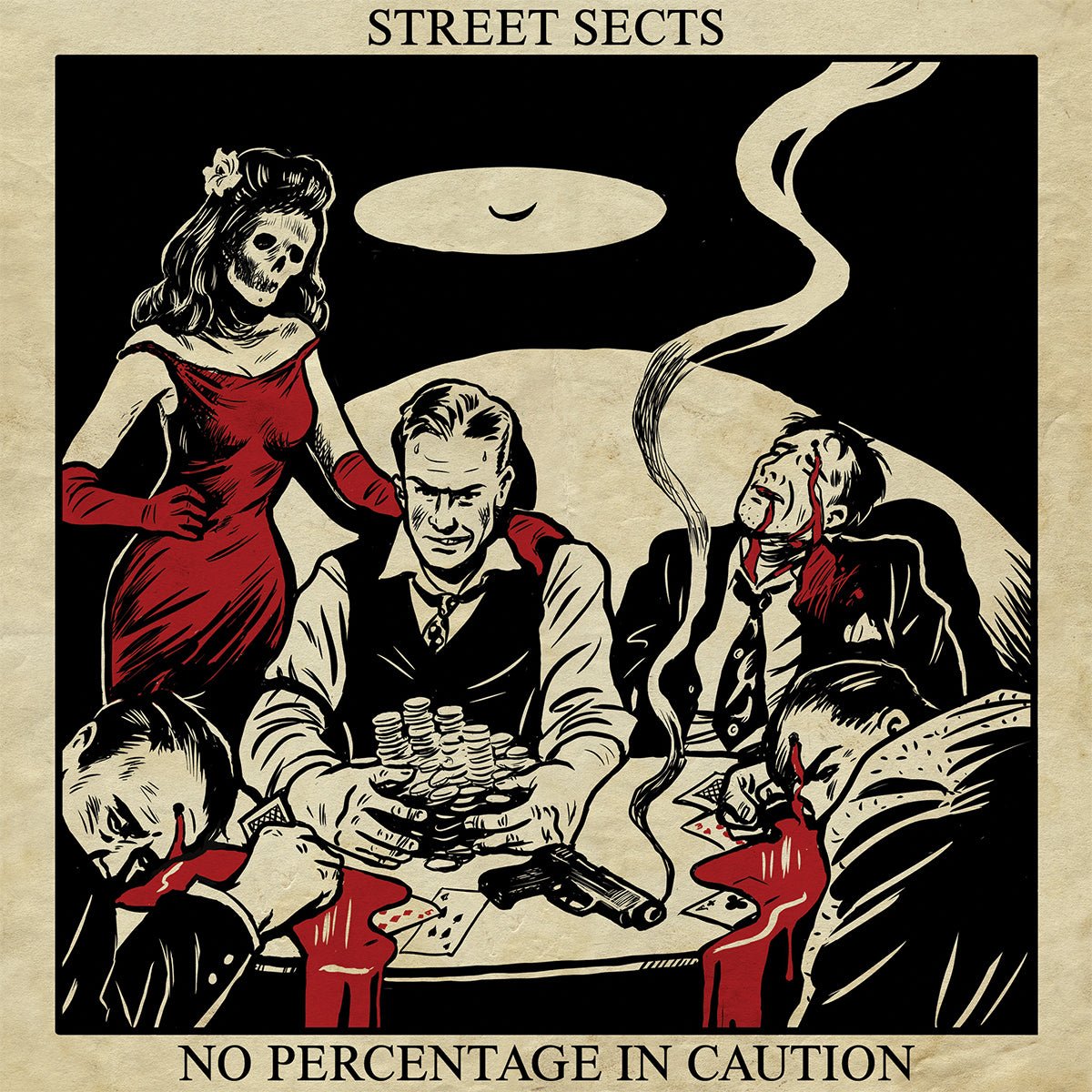 STREET SECTS "No Percentage In Caution" 7" - Evil Greed